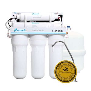 Ecosoft 5 stage pumped reverse osmosis system